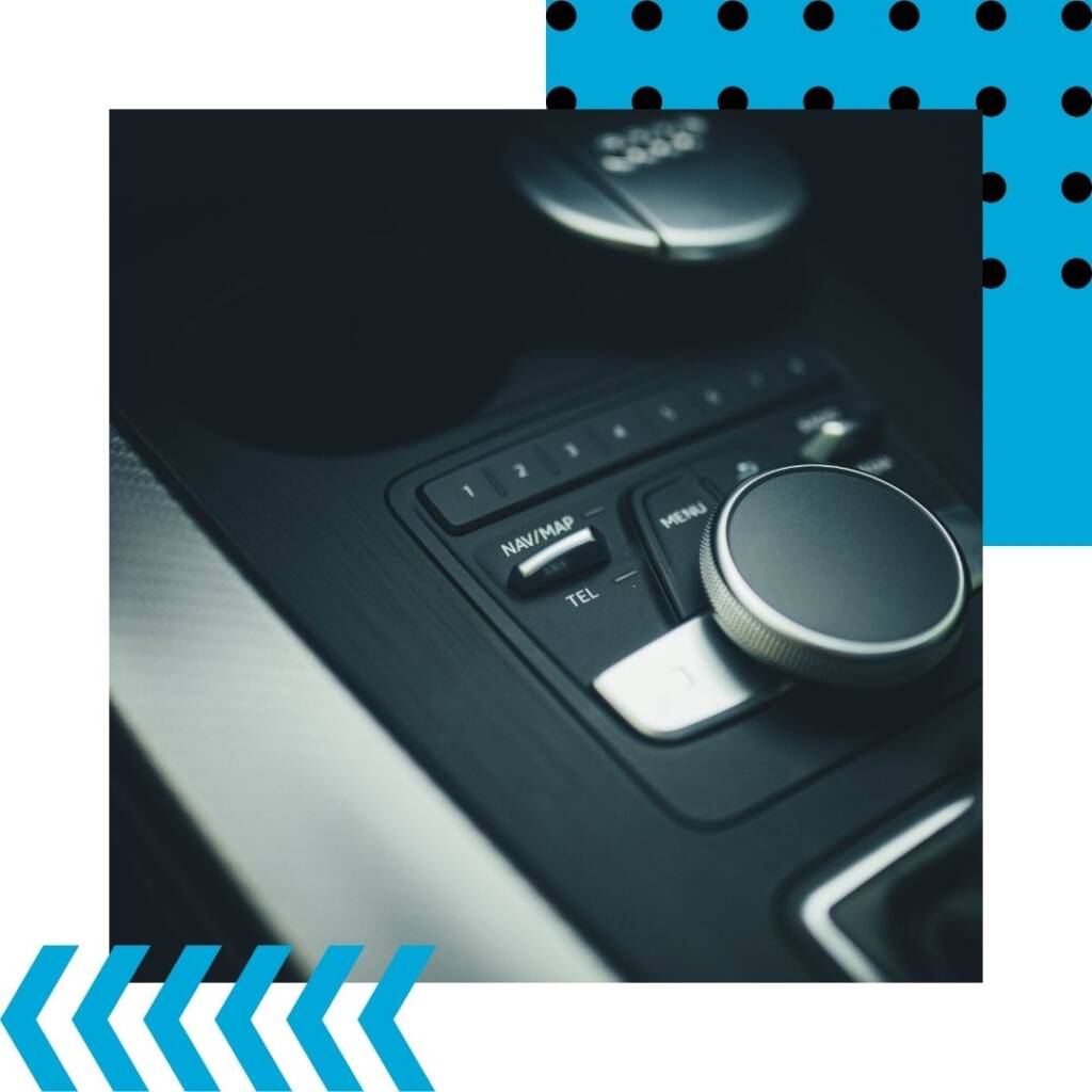 Spotless interior of car