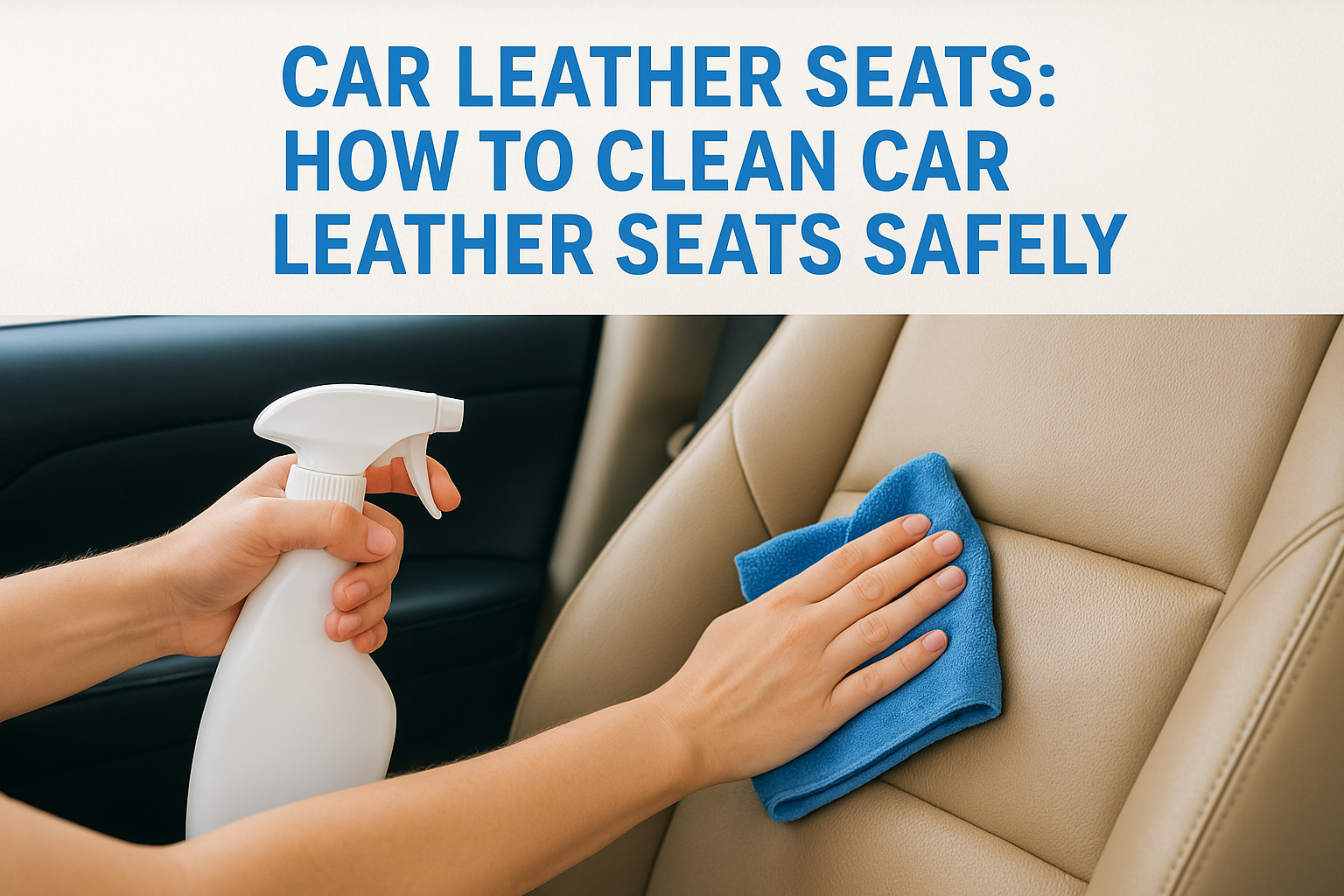 Car Leather Seats: How To Clean Car Leather Seats Safely - Waxhaw - My ...