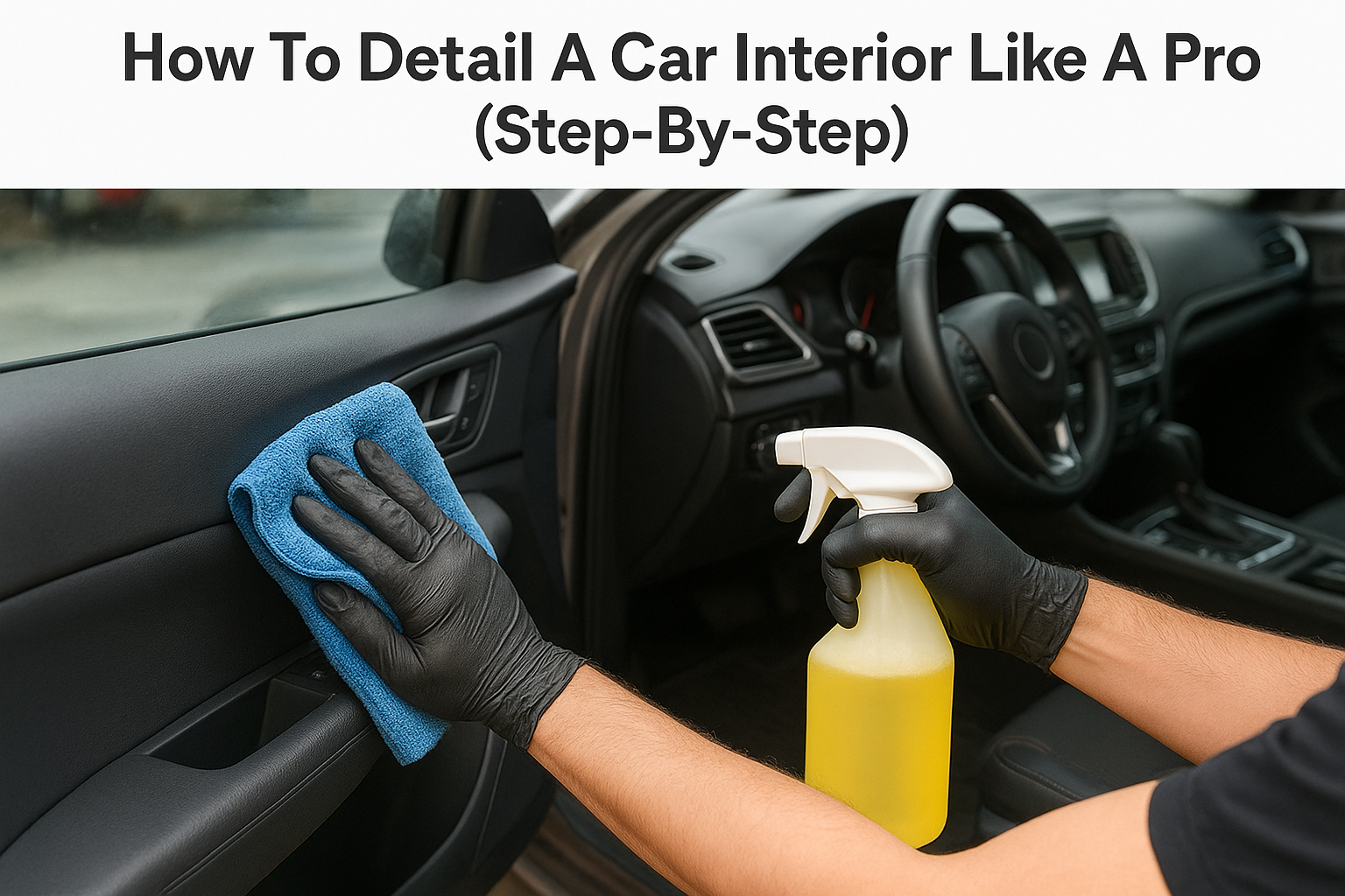 How To Detail A Car Interior Like A Pro (Step-By-Step) - Waxhaw - My ...