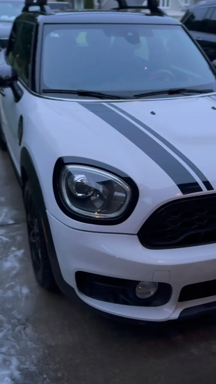 White Mini Cooper from a My Detail Buddy inside-and-out detail